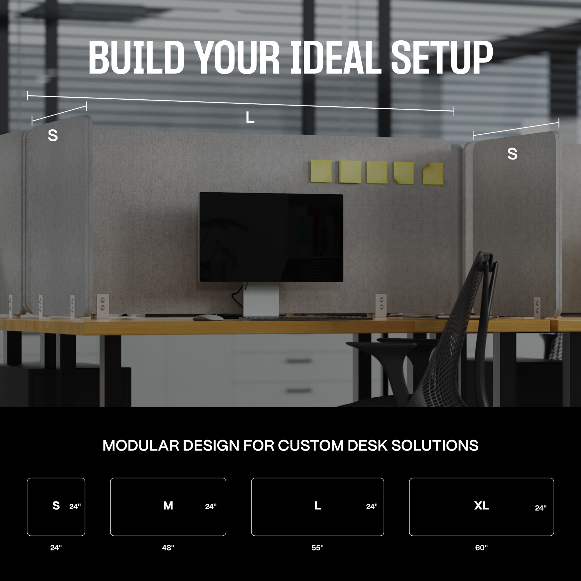 Universal Desk Privacy Panel