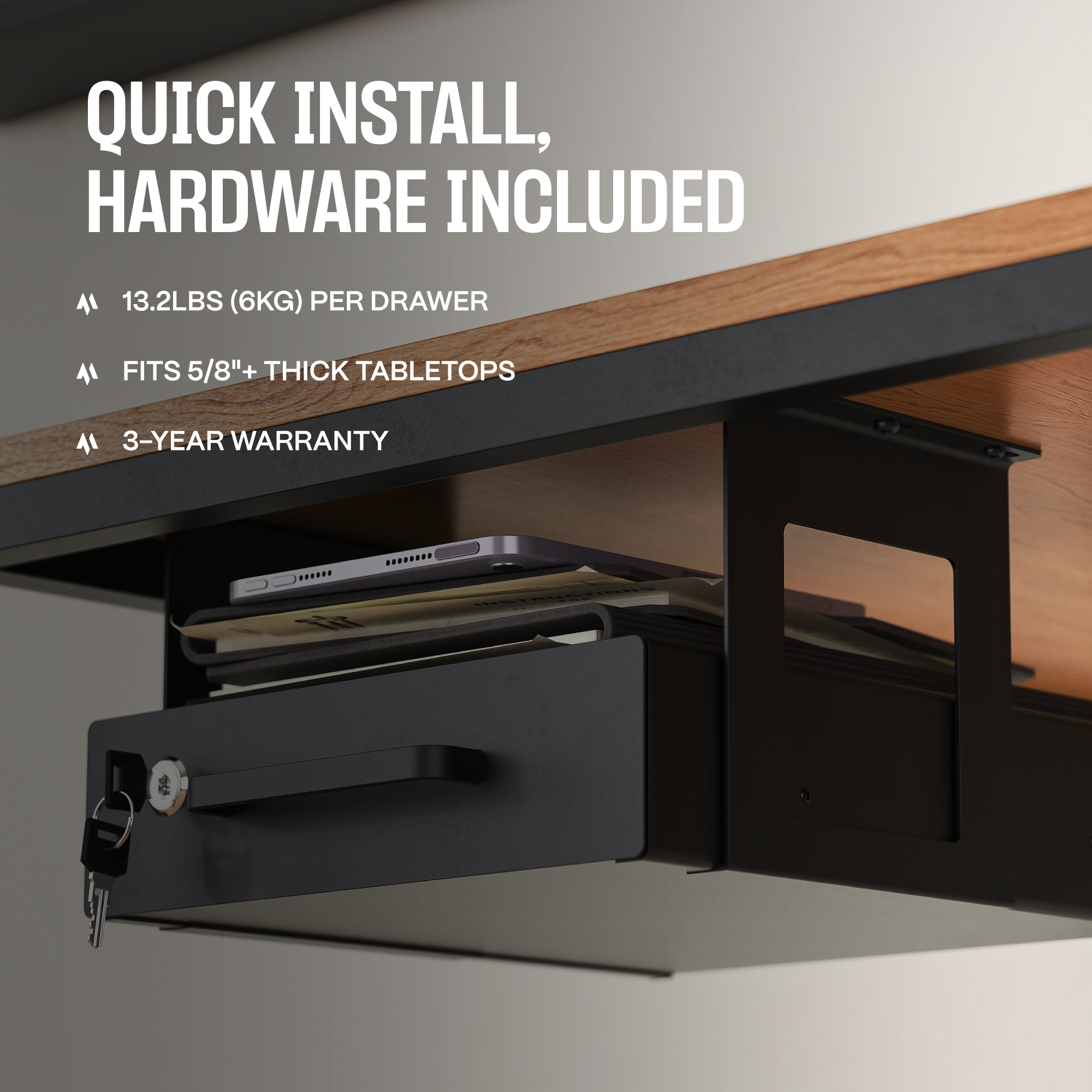 Lockable Drawer