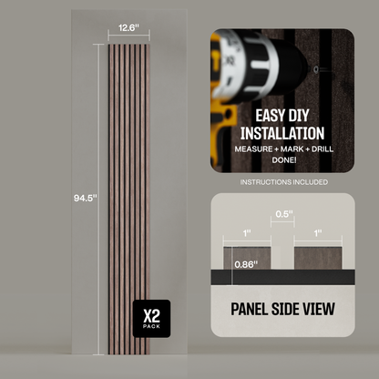 Acoustic Slat Panels
