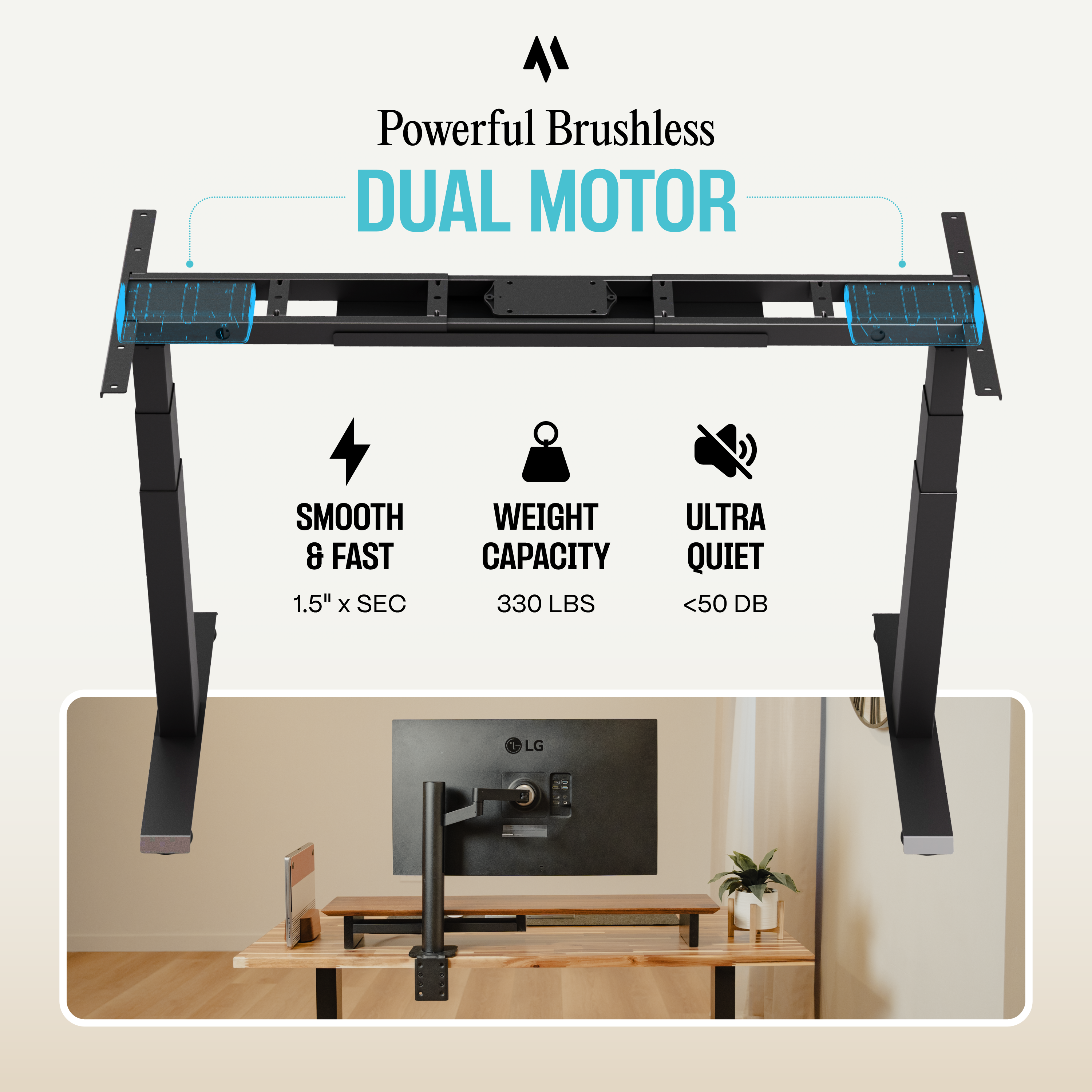 Solid Wood Standing Desk